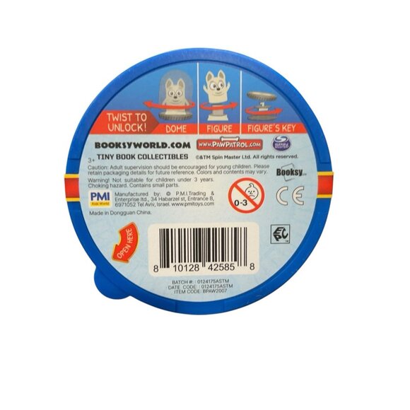 Booksy Tiny Book Collectibles Paw Patrol Set of 3 Zuma Everest Rocky Sealed - Picture 9 of 9